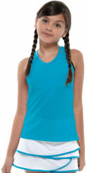 Lucky in Love Lány póló Lucky in Love Square Are You? V-Neck Cutout Tank Girls - Türkiz