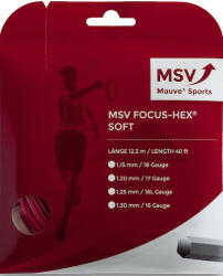 MSV Tenisz húr MSV Focus Hex Soft (12 m) - red