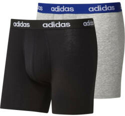 Adidas Boxer alsó Adidas Linear Brief 2P - black/medium grey heather