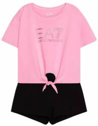 EA7 Gyerek melegítő EA7 Girl Jersey Tracksuit - begonia/black