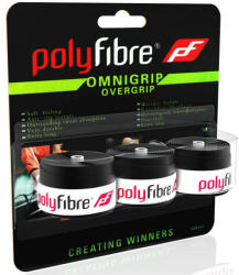 Polyfibre Omnigrip Overgrip 3P - Fekete
