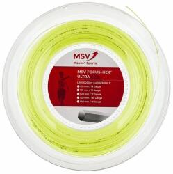 MSV Tenisz húr MSV Focus Hex Ultra (200 m) - neon yellow