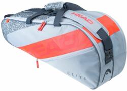 Head Tenisz táska Head Elite 6R - grey/orange