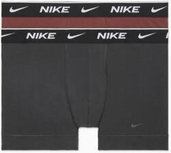 Nike Boxer alsó Nike Everyday Cotton Stretch Trunk 2P - dark smoke grey/dark pony