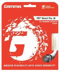 Gamma Tenisz húr Gamma TNT2 React Pro (12, 2 m) - natural