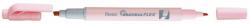Pentel Kétvégű szövegkiemelő 1-3,5mm pasztell rózsaszín (SLW11P-PE)
