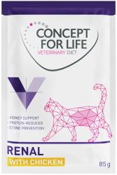 Concept for Life 48x85g Concept for Life Veterinary Diet Renal csirke nedves macskatáp