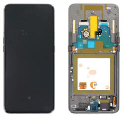 Samsung A805 Galaxy A80 kompatibilis LCD modul kerettel, OEM jellegű, arany (GH82-20348C)