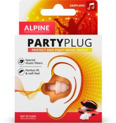 Alpine PartyPlug fesztivál, koncert buli, füldugó fehér