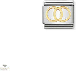 NOMINATION "Karikagyűrű pár" charm - 030109-21