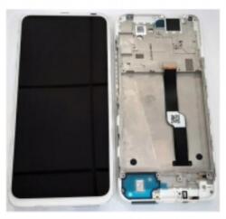 Motorola One Fusion+ előlap keret, lcd kijelző és érintőpanel fehér OEM