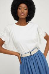 Answear Lab tricou femei, culoarea alb BMYX-TSD030_00X