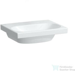 Laufen Lua 45x35 cm-es kézmosó csaplyuk és túlfolyó nélkül, LCC bevonattal, fehér H8150814001421 (H8150814001421)