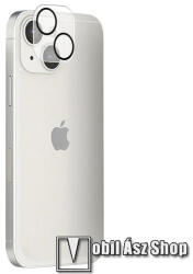JOYROOM APPLE iPhone 14 Plus, JOYROOM MIRROR kameralencse üvegfólia, 1db, 9H, 0, 2mm, Átlátszó (JR-LJ2)