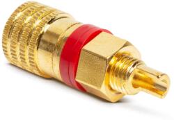 Thunder Germany BN-106 Aranyozott banán aljzat, szigetelt - PIROS - mkaudio