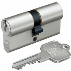 Basi V50 30/30 fogazott kulcsos zárbetét (nikkel)