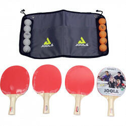 JOOLA Spirit családi pingpong szett (4 ütő, 10 labda+táska)