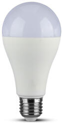 V-TAC Bec LED Cip SAMSUNG 17W, E27, A65, Plastic, Lumina Naturala 4000K, Dimabil (8689-B)