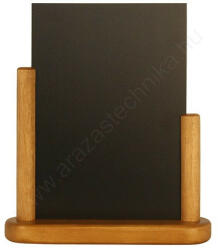 Elegant A5 krétás menütartó - FAtalp tölgy - Securit® (ELE-TE-ME)