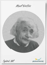 Pictorul Fericit Albert Einstein - Spiral Art