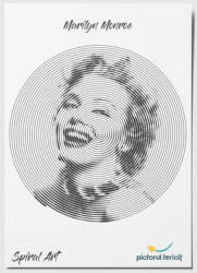 Pictorul Fericit Marilyn Monroe - Spiral Art