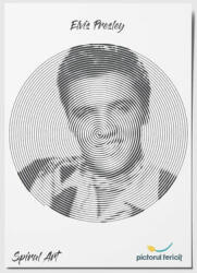 Pictorul Fericit Elvis Presley - Spiral Art