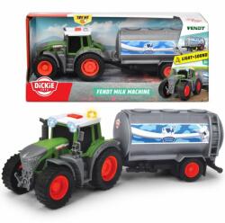 Dickie Toys Farm Fendt traktor tejes pótkocsival 26cm
