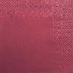 Silken 33x33 cm 2 rétegű bordó papírszalvéta 1/4 hajtású, 200 lap/csomag