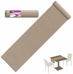Pack Service Textilhatású asztali futó 40 cm x 24 m - agyag