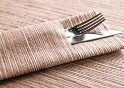 Pack Service mikrotextil evőeszköztartós szalvéta 40x32 cm 1/8 hajtású 50 lap/csomag Costes - barna