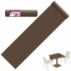 Pack Service Textilhatású asztali futó 40 cm x 24 m - barna