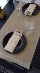 Mapelor Airspun víztaszító nemszőtt textil asztali futó 40 cm x 48 m - natúr barna