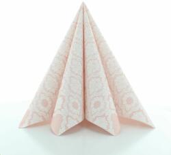 Sovie HoReCa Mank textilhatású szalvéta 40x40 cm 50 lap/csomag Mandy púderrózsa