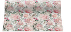 PAW Asztali futó 40 cm x 24 m textilhatású Gorgeous Roses