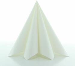 Mank Textilhatású egyszínű szalvéta 33x33 cm 50 lap/csomag - fehér