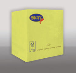 Okay koktélszalvéta 25x25 cm 100 lap/csomag - bambusz
