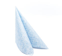 PAW LINEN STRUCTURE papírszalvéta 33x33 cm 3 rétegű kék, 20 db/csomag