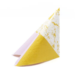 PAW papírszalvéta 33x33 cm 3 rétegű 20 lap/csomag Márvány mintás arany/rózsa