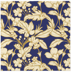 PAW Textilhatású szalvéta 40x40 cm Beautiful Floral Pattern kék 50 db / csomag