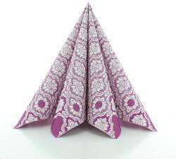 Sovie HoReCa Mank textilhatású szalvéta 40x40 cm 50 lap/csomag Mandy padlizsán