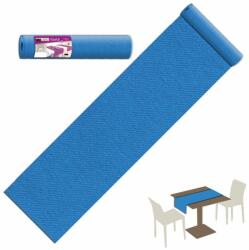 Pack Service Textilhatású asztali futó 40 cm x 24 m - tengerkék