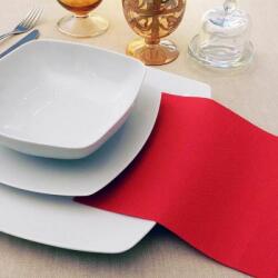Pack Service textilhatású egyszínű szalvéta 40x40 cm 50 lap/csomag - piros