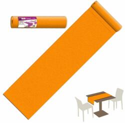 Pack Service asztali futó 40 cm x 24 m textilhatású - narancs