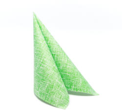 PAW LINEN STRUCTURE papírszalvéta 33x33 cm 3 rétegű zöld, 20 db/csomag