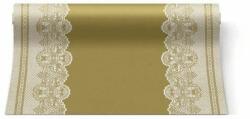 PAW Textilhatású asztali futó 40 cm x 24 m Royal Lace arany