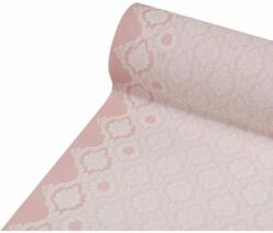 Sovie HoReCa Textilhatású asztali futó 40 cm x 24 m - Mandy púderrózsa