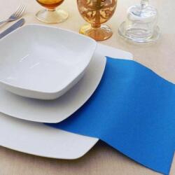 Pack Service textilhatású egyszínű szalvéta 40x40 cm 50 lap/csomag - tengerkék
