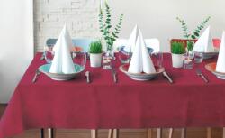 Pack Service Airspun víztaszító nemszőtt textil asztalterítő 160 x 260 cm bordó