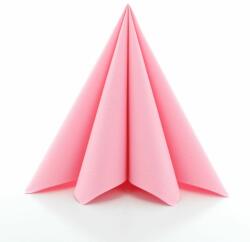 Mank textilhatású szalvéta 40x40 cm 50 lap/csomag - rózsa/pink