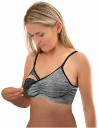 Babyono Сутиен за бременни и майки Babyono - 70-75 B, сив (5901435408636)